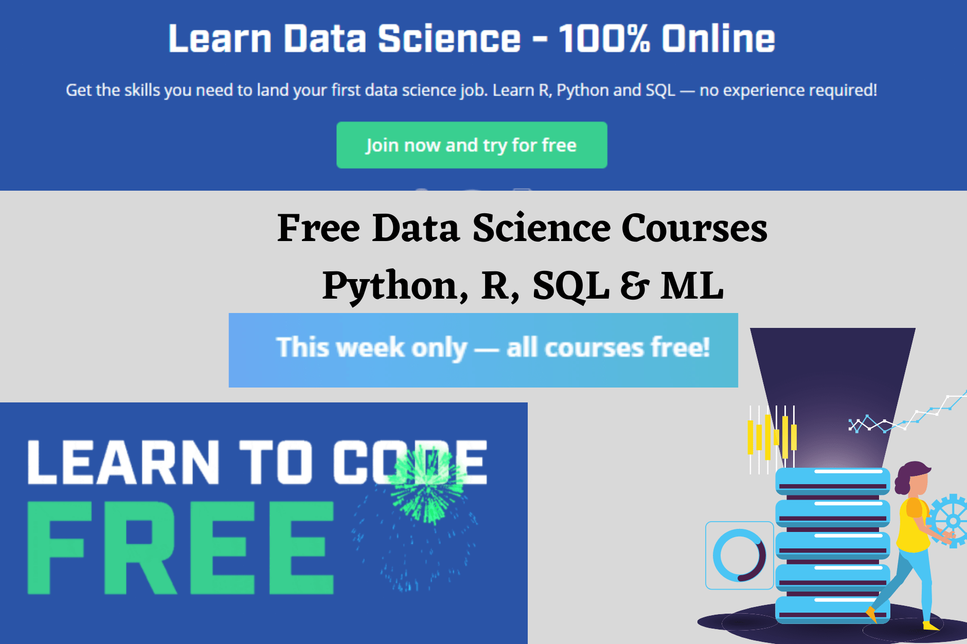 Free datascience courses