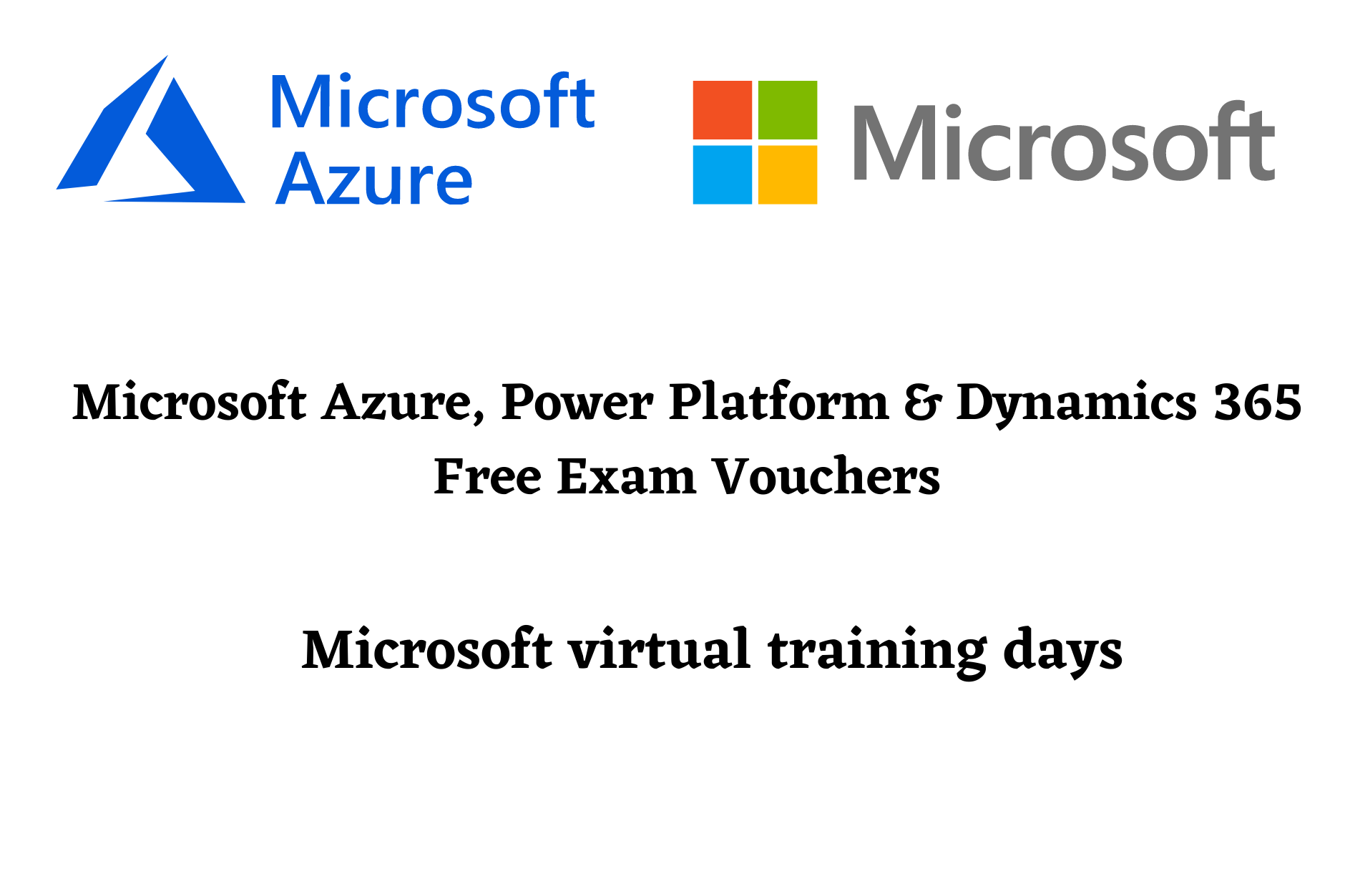 Microsoft virtual training days