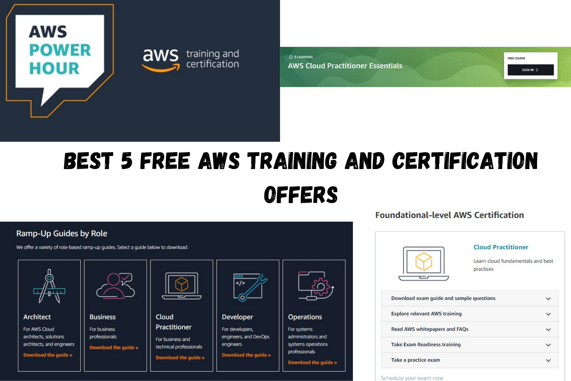 Best 5 Free AWS Training and Certification offers