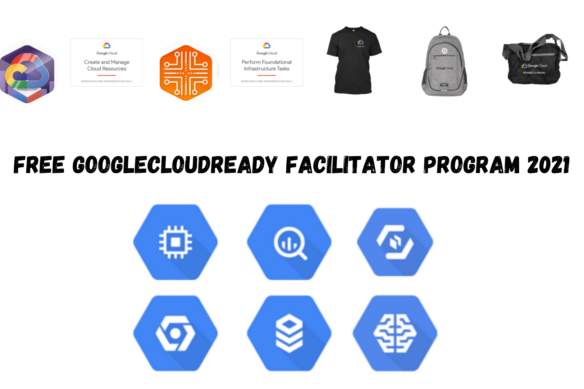 Free GoogleCloudReady Facilitator Program 2021