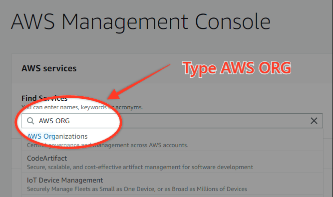 AWS Organisation