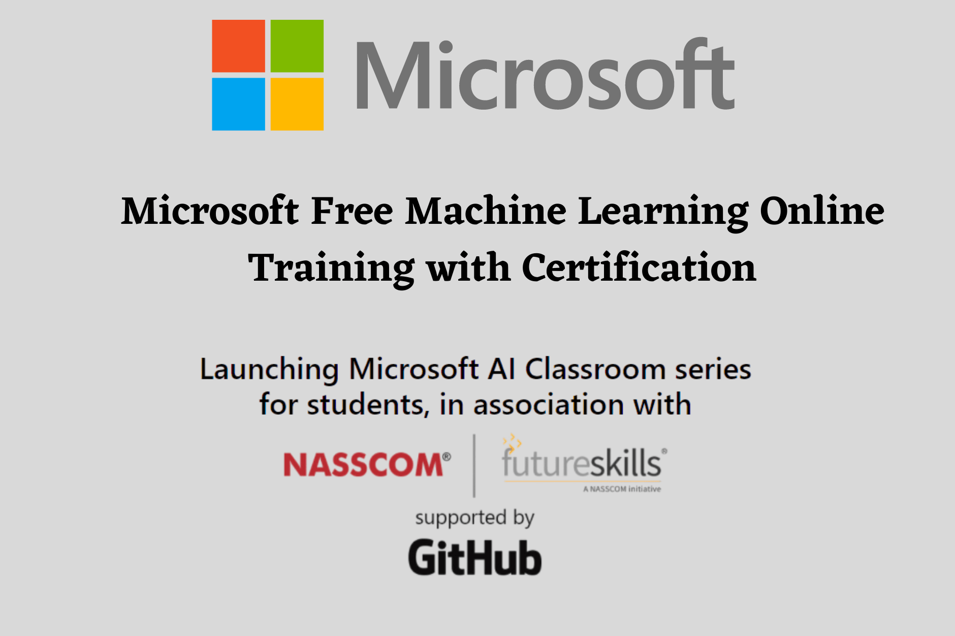 Microsoft Free Machine Learning Online Training with Certification