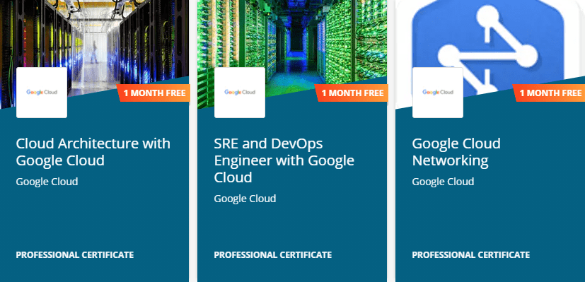 Google Cloud free Month