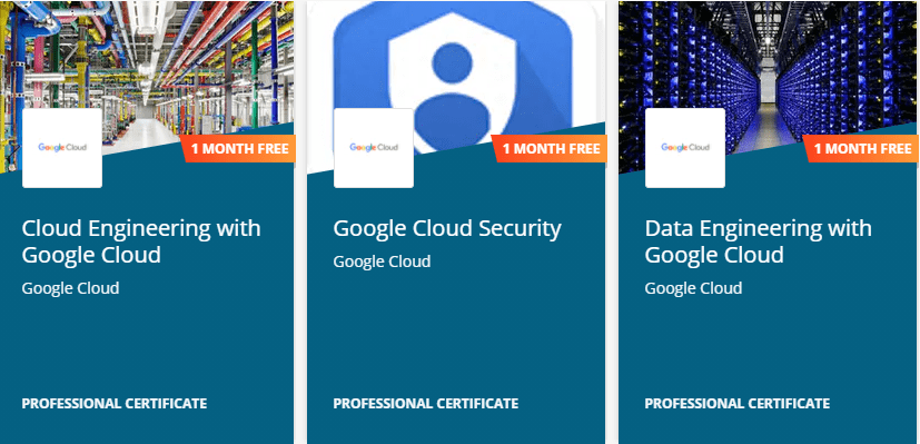 Google Cloud free Month