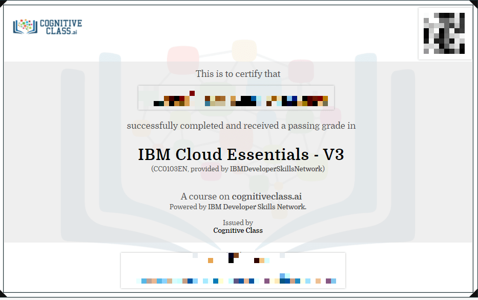 Free Cloud Computing Certification : IBM Cloud Essentials - V3