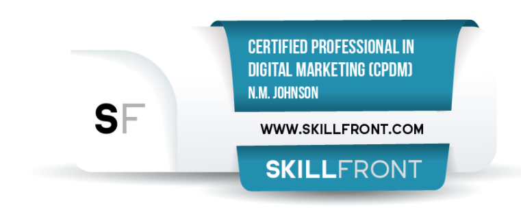 100% FREE Certified Professional In Digital Marketing (CPDM) offer