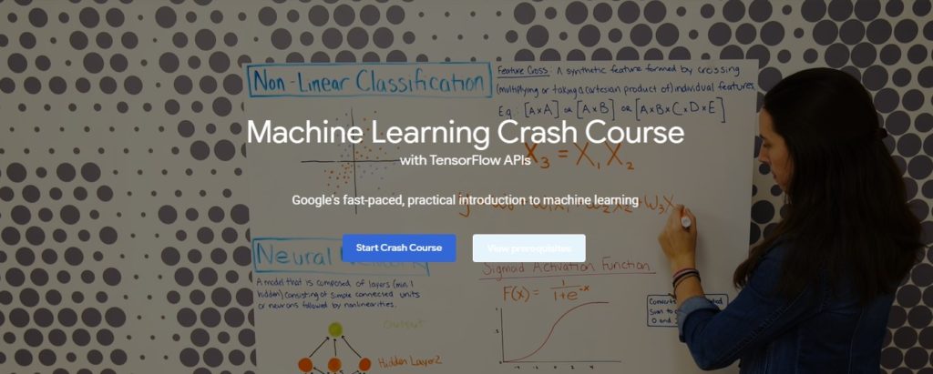 Free Google Machine Learning Crash Course offer