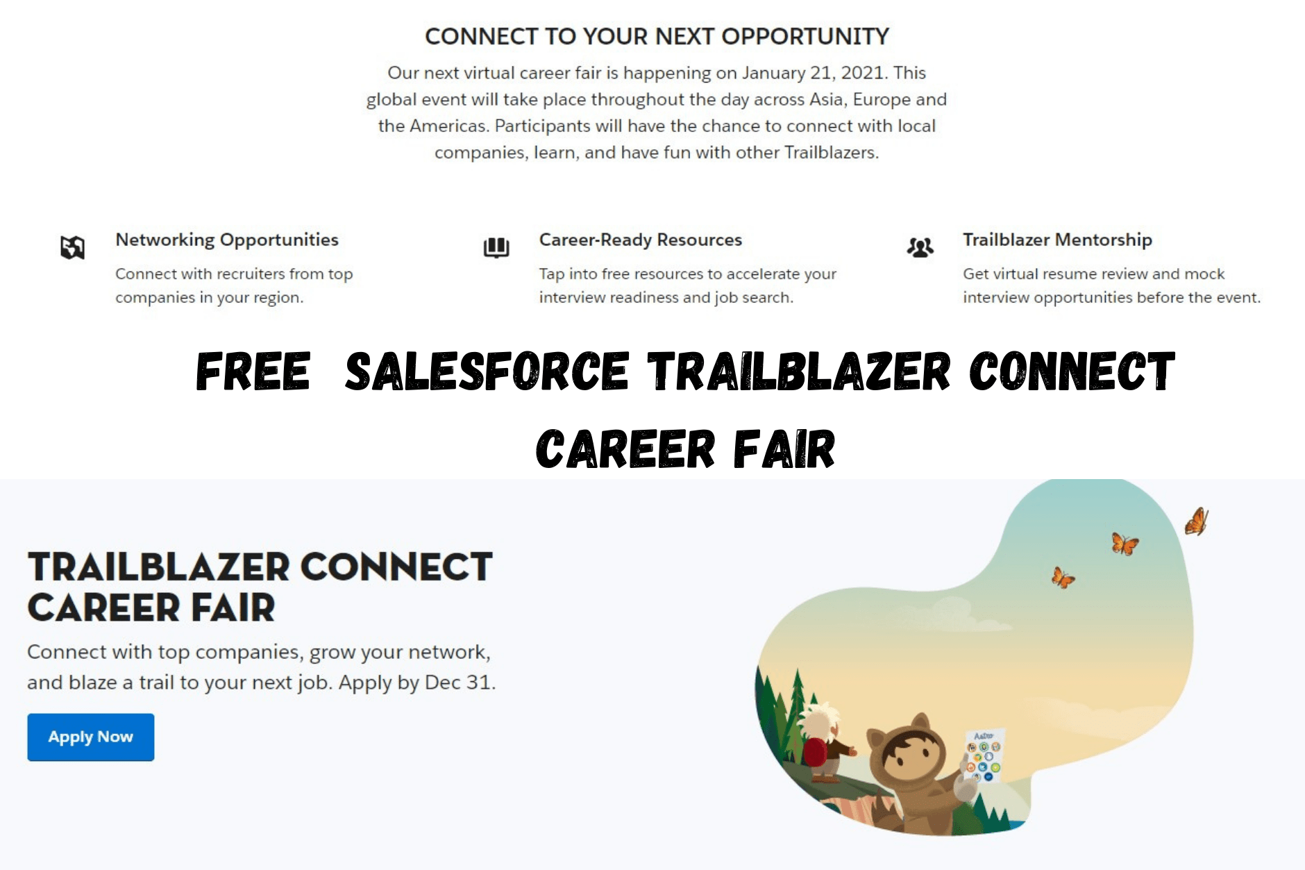 Free Salesforce Trailblazer Connect Career Fair