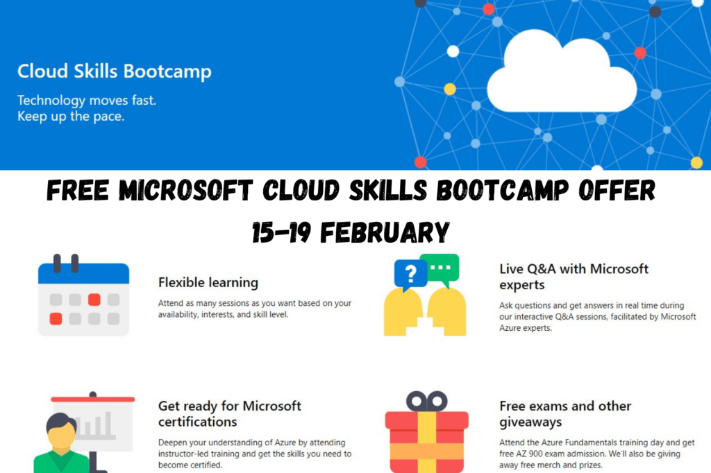Free Microsoft Cloud Skills Bootcamp offer