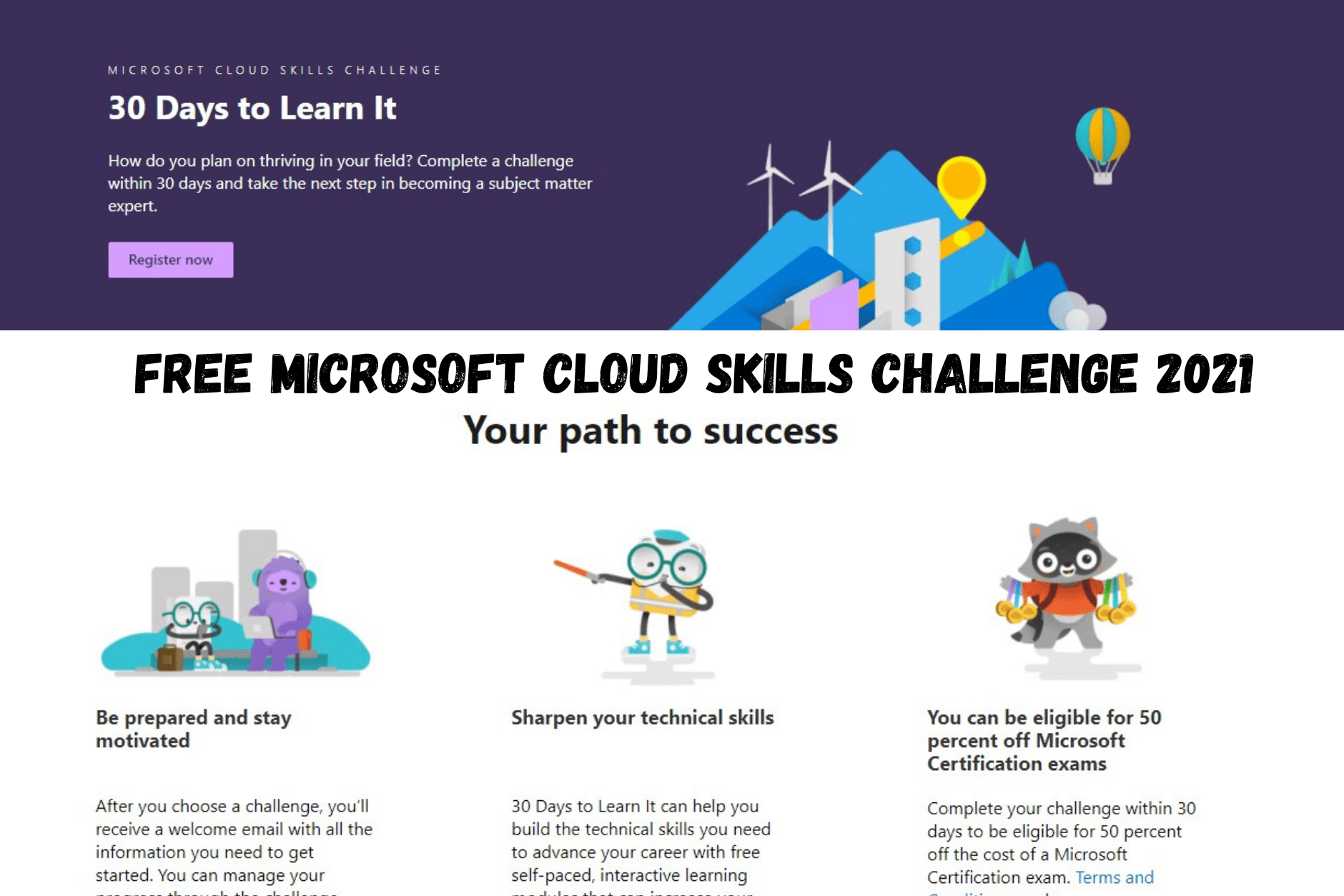 Free Microsoft Cloud Skills Challenge 2021 Microsoft Certifications