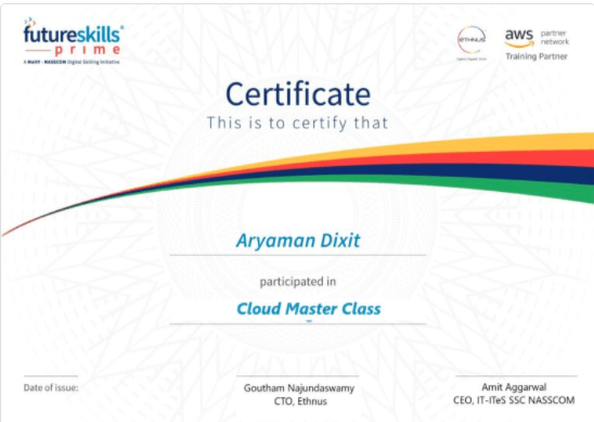 AWS Free training with certificate