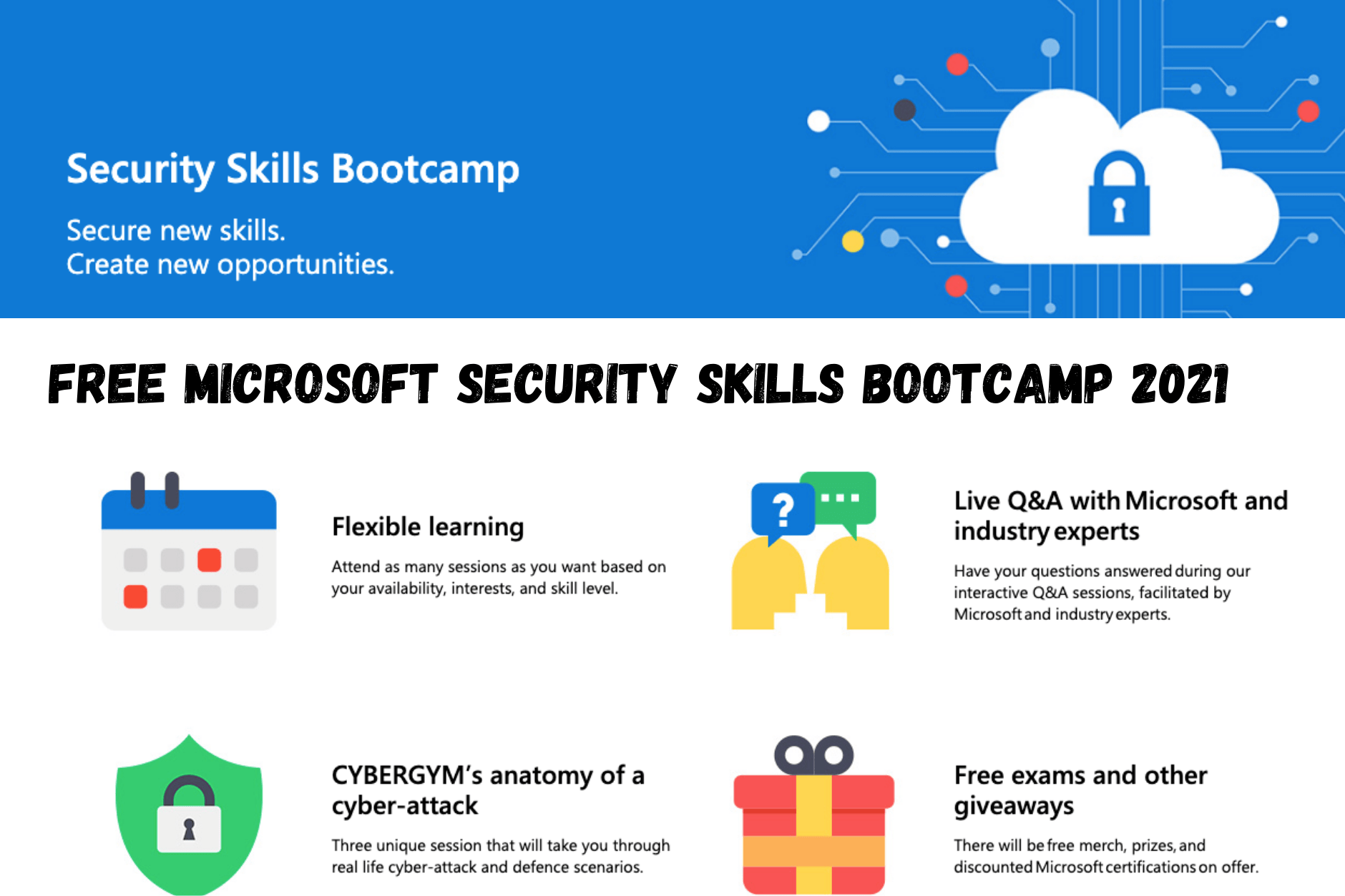 Free Microsoft Security Skills Bootcamp 2021